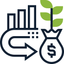 grow revenue icon